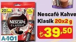 NESCAFE KAHVE KLASİK 20X2GR NESCAFE KAHVE KLASİK 20X2GR